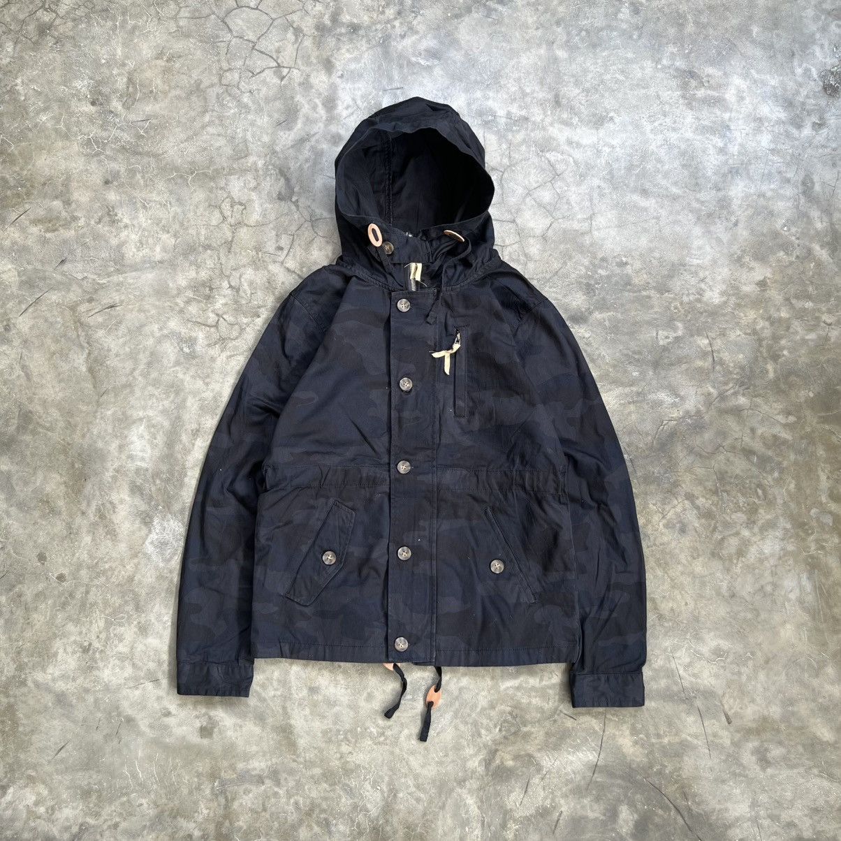 2000’s Tete Homme Navy Camo Parka Jacket