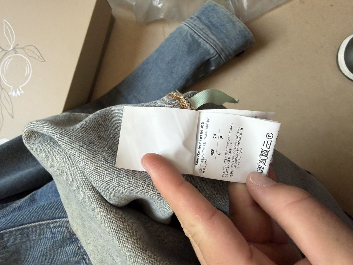 Off-White Off White Gradient Denim Jacket Size US S / EU 44-46 / 1 - 12 Thumbnail