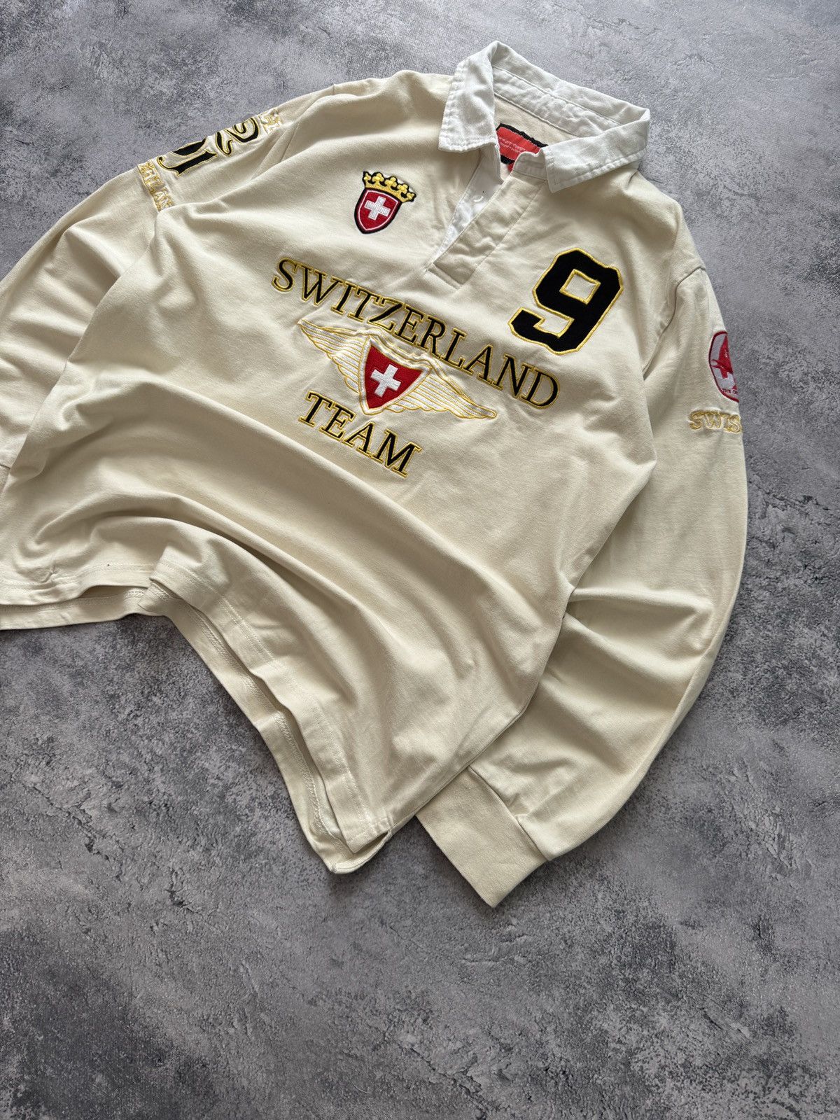 Other Vintage Rugby Switzerland jersey size M big logo Size US M / EU 48-50 / 2 - 2 Thumbnail