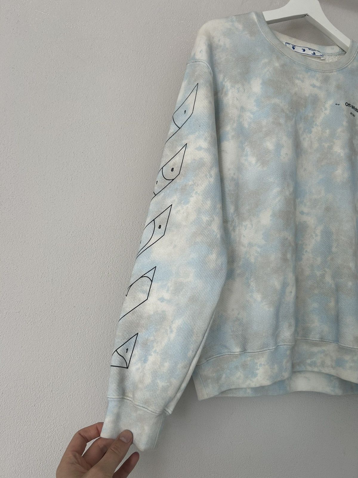 Off-White SS2020 Tie Dye Sweatshirt Size US M / EU 48-50 / 2 - 8 Thumbnail