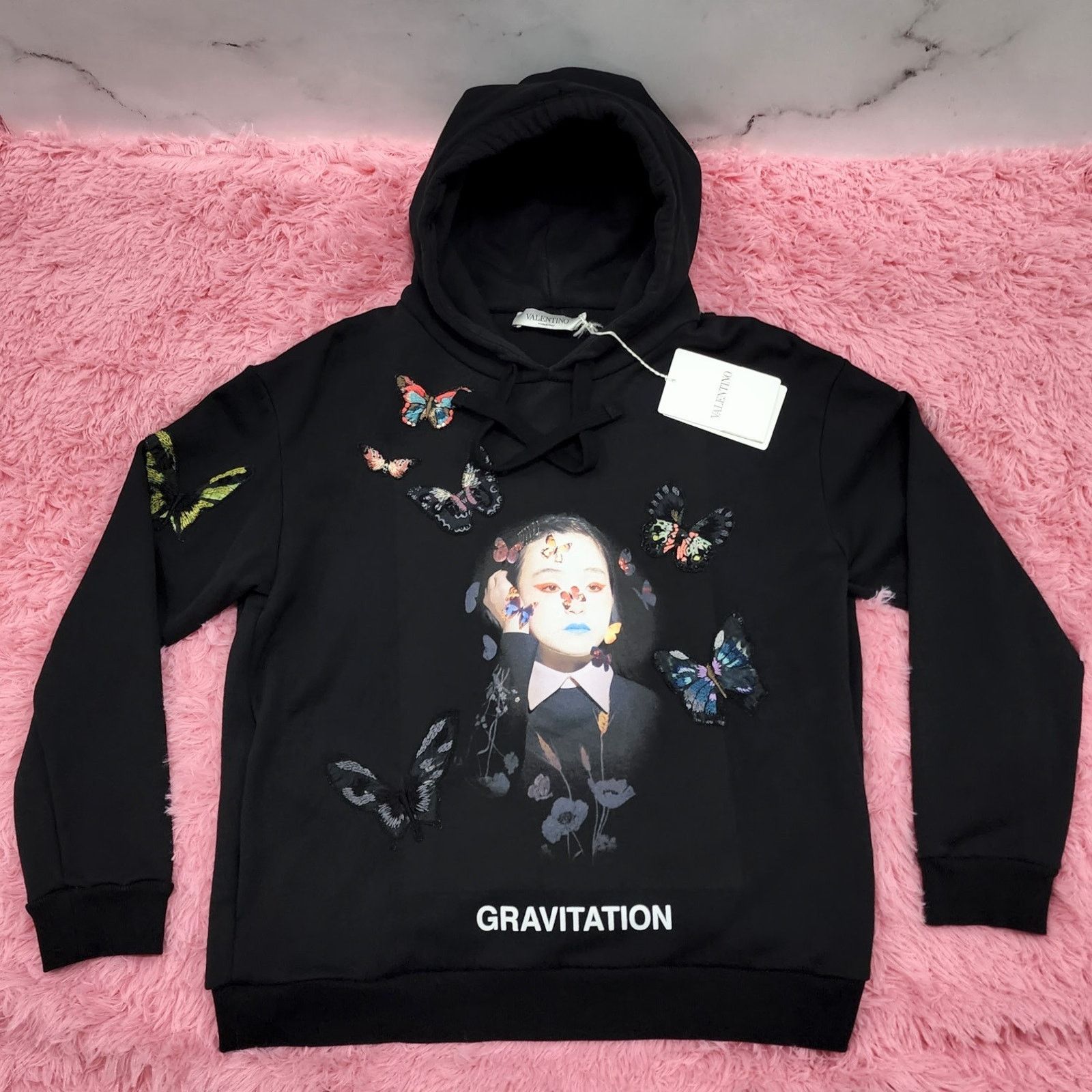 Valentino Valentino X Izumi Miyazaki 'Gravitation' Butterfly Hoodie Size S / US 4 / IT 40 - 1 Thumbnail