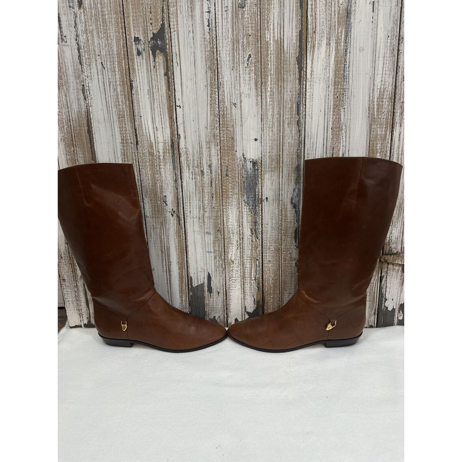 Etienne Aigner Etienne Aigner Leather Riding Boots- Women’s 10M Size US 10 / IT 40 - 6 Thumbnail