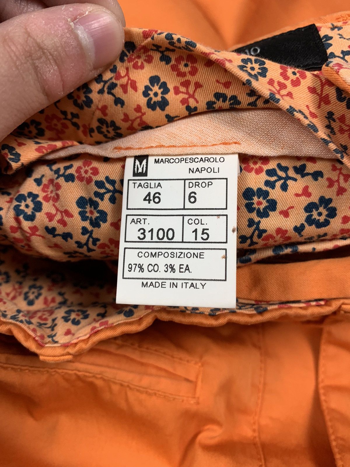 Marco Pescarolo Marco Pescarolo Napoli Classic Chino Pants Men’s Size 46 IT Size US 36 / EU 52 - 8 Thumbnail