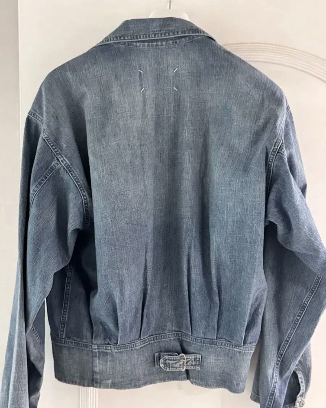 Maison Margiela Maison Margiela Cinch Back Denim Jacket Size US M / EU 48-50 / 2 - 2 Thumbnail