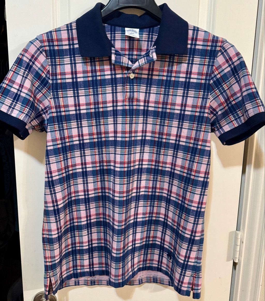 Brooks Brothers Vintage Plaid Brooks Brothers Polo Shirt Sz-M Size US M / EU 48-50 / 2 - 1 Thumbnail