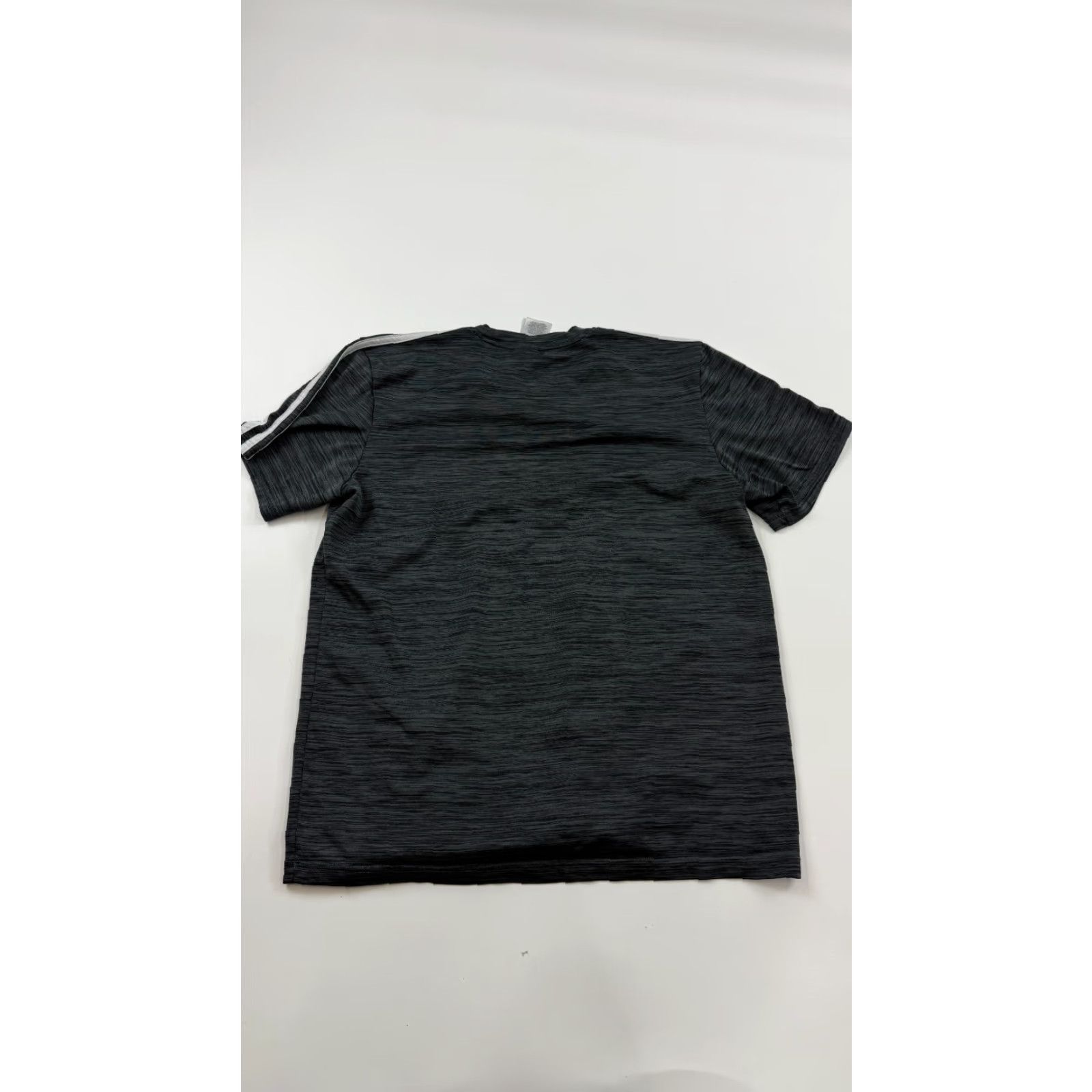 Adidas Adidas Shirt Mens Large Gray Space Dye 3 Stripes Aeroready Short Sleeve Pullover Size US L / EU 52-54 / 3 - 5 Thumbnail