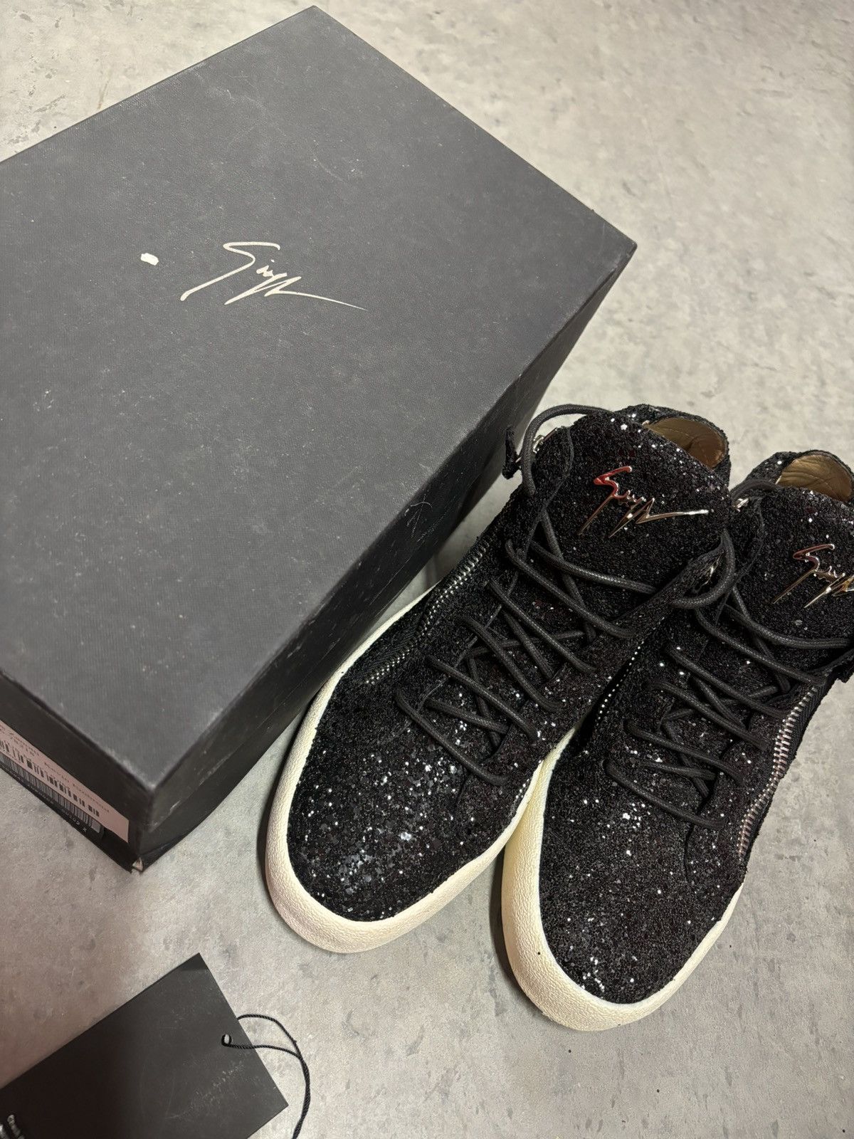 Giuseppe Zanotti Giuseppe Zanotti Mens Kris’s Glitter Size US 9 / EU 42 - 12 Thumbnail