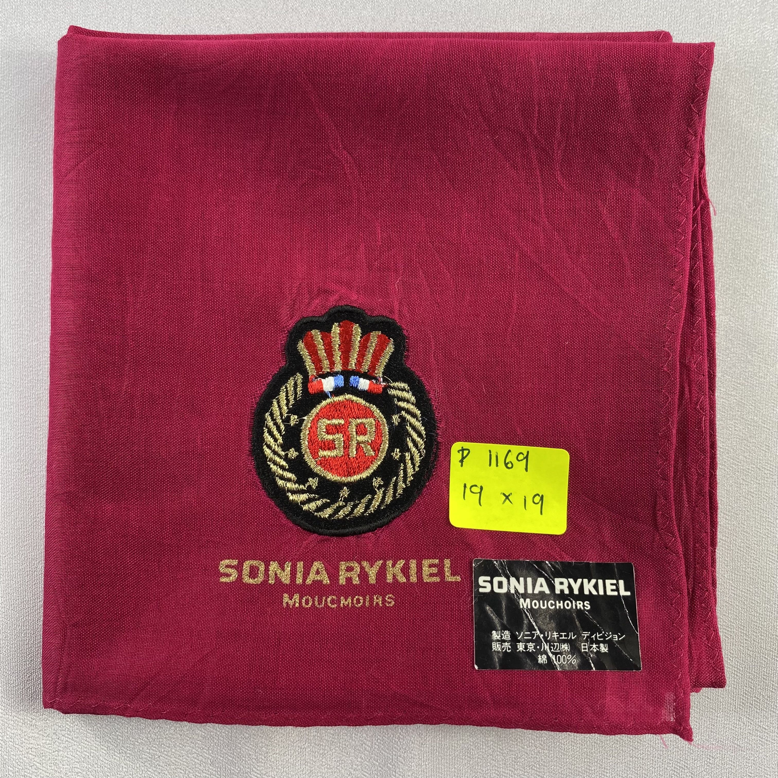 Vintage NWT Sonia Rykiel Bandana/ Handkerchief / Neckerchief-P1169 Size ONE SIZE - 5 Thumbnail