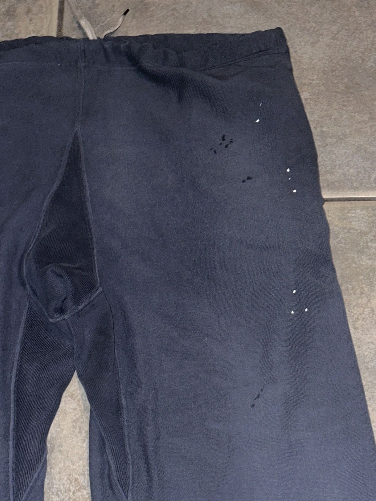 Maison Margiela Navy Maison Margiela Paint Splatter Pants Size US 34 / EU 50 - 6 Thumbnail