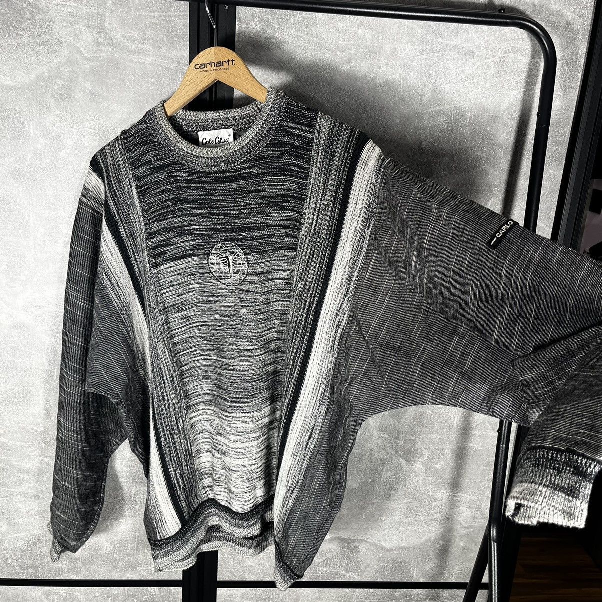 Carlo Colucci Vintage Carlo Colucci Cotton and Linen sweater crewneck rare Size US XL / EU 56 / 4 - 7 Thumbnail