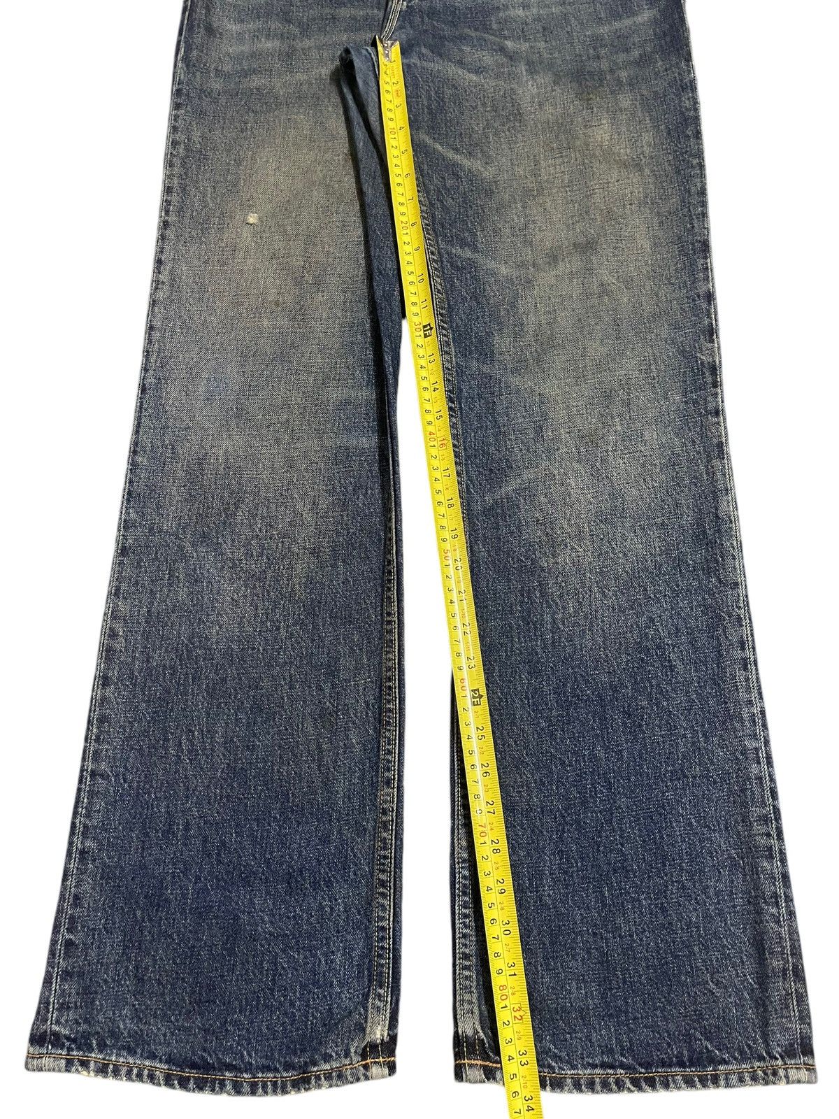 Gap Vintage Y2K Gap Blue Mud Faded Wash Straight Leg Fits Jeans Size US 36 / EU 52 - 13 Thumbnail