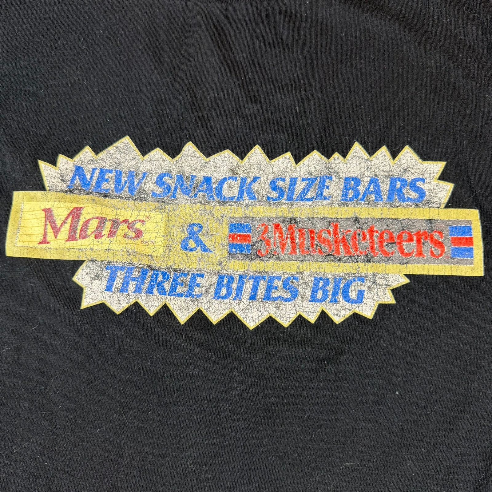 Anvil Vintage Mars 3 Musketeers Snack Size Bars Promo Tee XXL Size US XXL / EU 58 / 5 - 3 Thumbnail