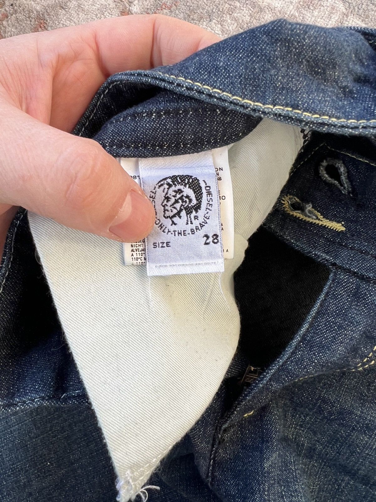 Diesel × Vintage Diesel Y2K Vintage Denim Pants Size 28" / US 6 / IT 42 - 5 Thumbnail