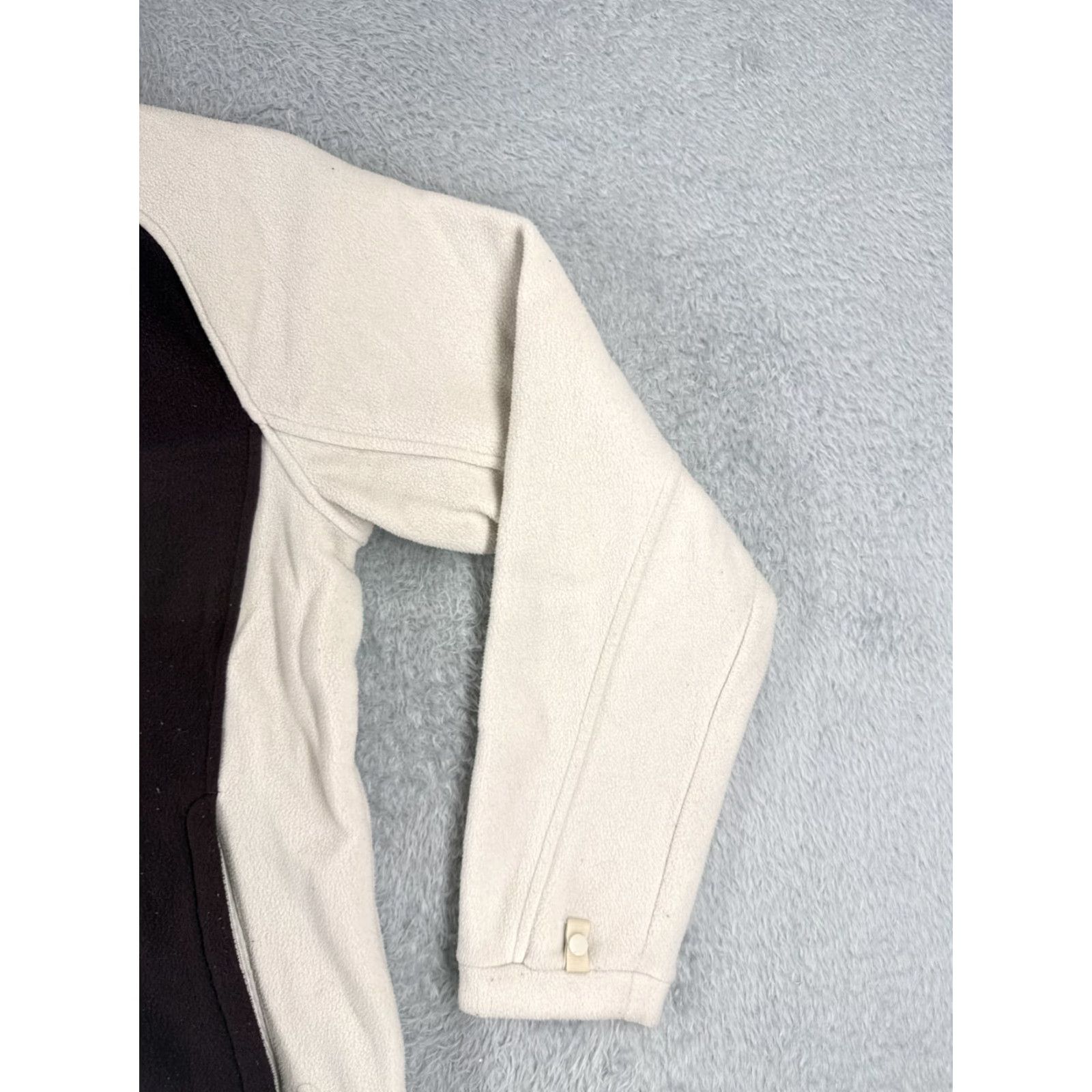 The North Face VINTAGE The North Face Jacket Womens Large White Red Full Zip Pockets Mock Neck Walking Size L / US 10 / IT 46 - 2 Thumbnail