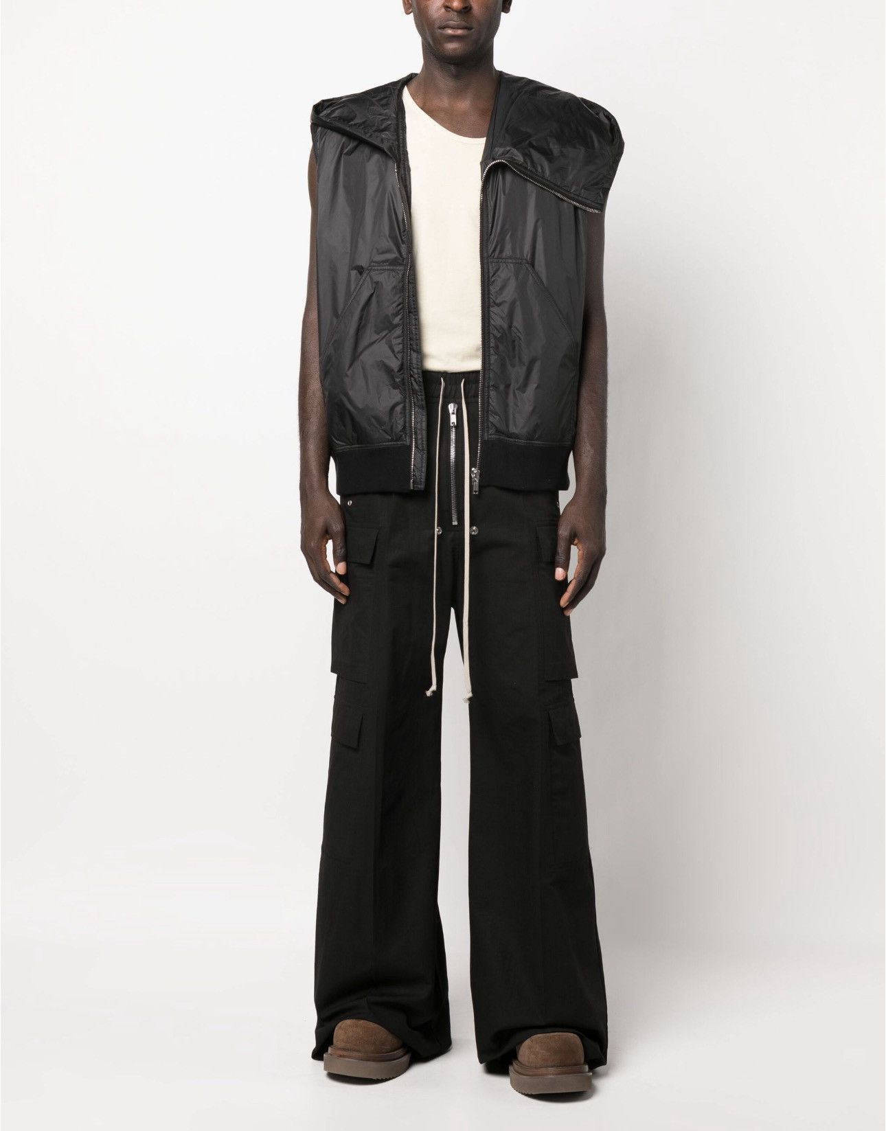 Rick Owens Drkshdw Rick owens drkshdw wizard hooded vests Size US L / EU 52-54 / 3 - 3 Thumbnail