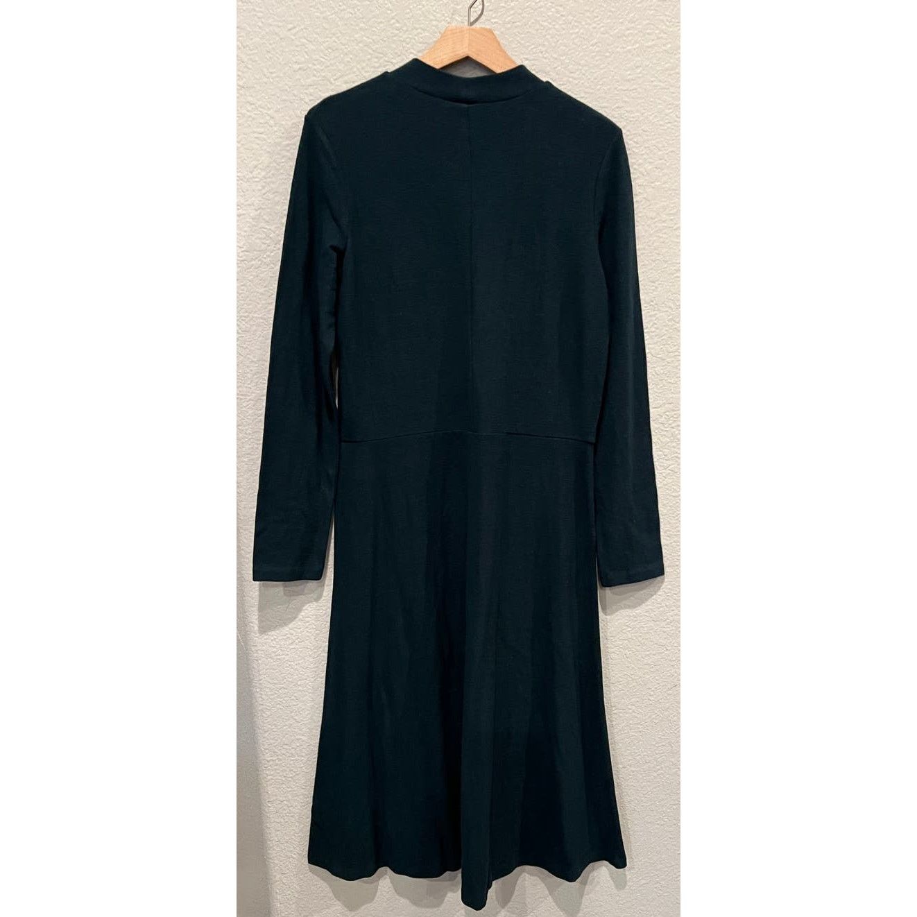 NWT Vince Mock Neck Long Sleeve A-Line Dress Size Large