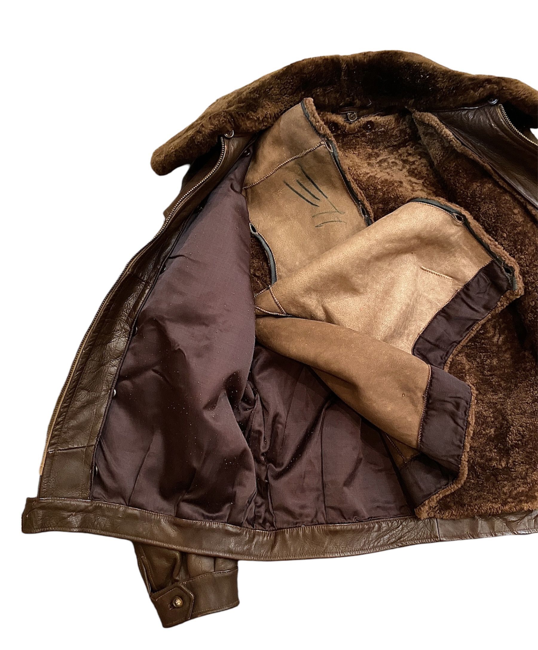 Retro 40s Horsehide Luftwaffe German Flight Leather Jacket