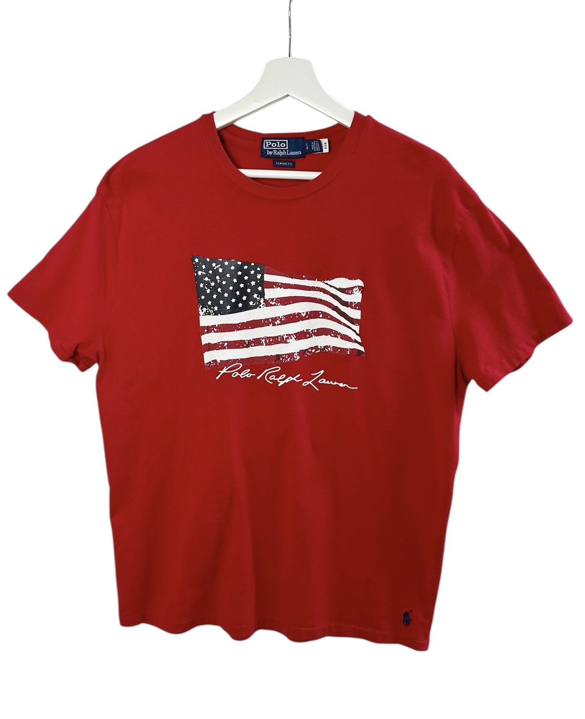 Polo Ralph Lauren Polo Ralph Lauren Classic Fit Flag Jersey T-Shirt Large Size US L / EU 52-54 / 3 - 5 Thumbnail