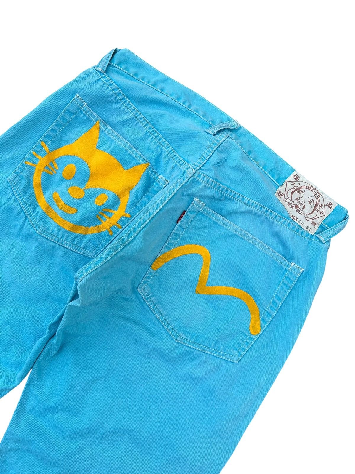 Kapital VINTAGE EVISU MADE IN JAPAN DENIM JEANS Size US 32 / EU 48 - 2 Thumbnail