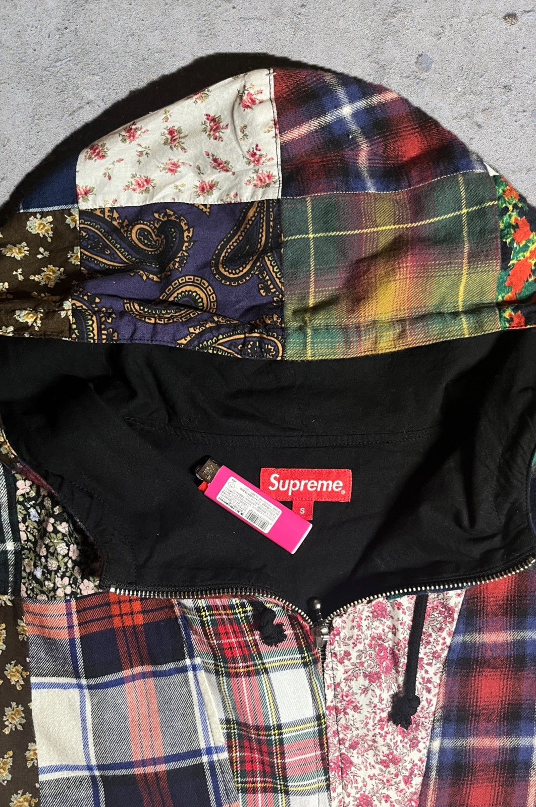 Supreme Supreme AW16 Patchwork Box Logo Anorak Jacket Size US S / EU 44-46 / 1 - 3 Thumbnail
