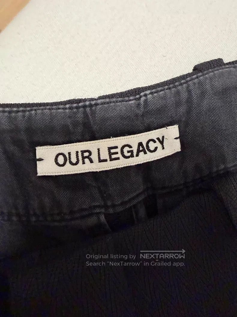 Our Legacy Our Legacy Black Wool Twill Trousers Size US 30 / EU 46 - 1 Thumbnail