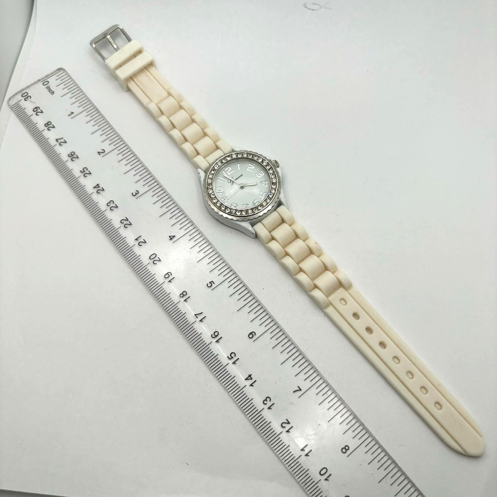 Other Silver & Cream Crystal Watch Size ONE SIZE - 4 Thumbnail