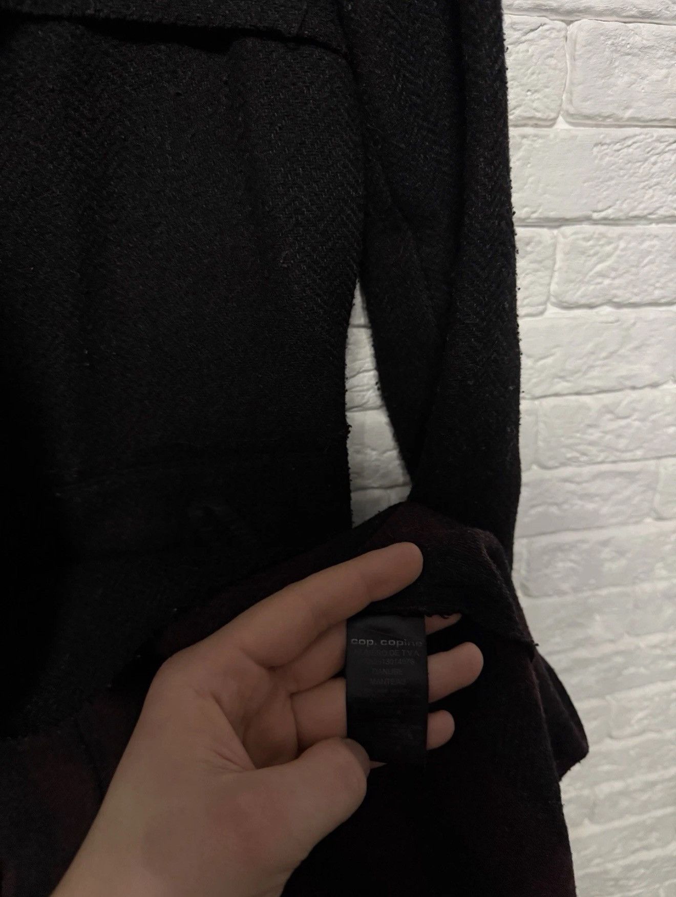 Cop Copine Cop Copine Wool Avant Garde Long Trench Coat Sz L Size L / US 10 / IT 46 - 9 Thumbnail