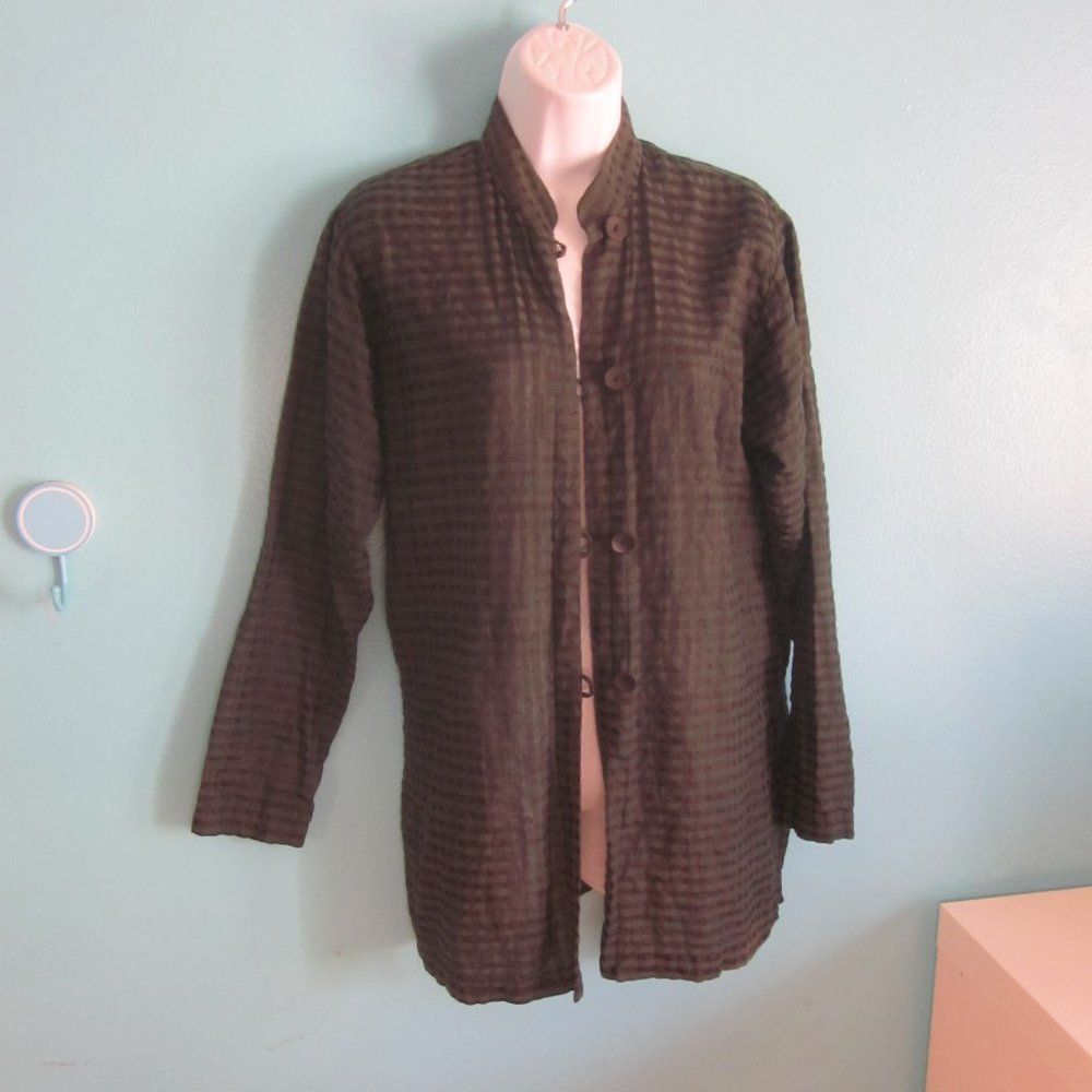 Habitat Cut Loose Dark Green Silk Tunic Womens Size XS Size XS / US 0-2 / IT 36-38 - 9 Thumbnail