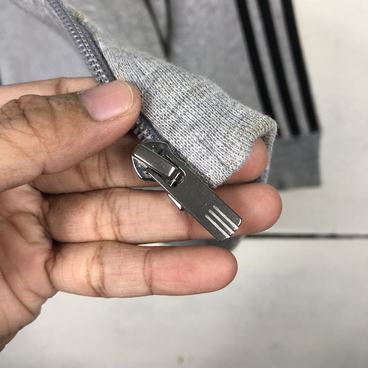 Adidas Adidas 3Stripes Track Jacket Classic Grey ZipUp Minimal Logo Size US M / EU 48-50 / 2 - 17 Thumbnail