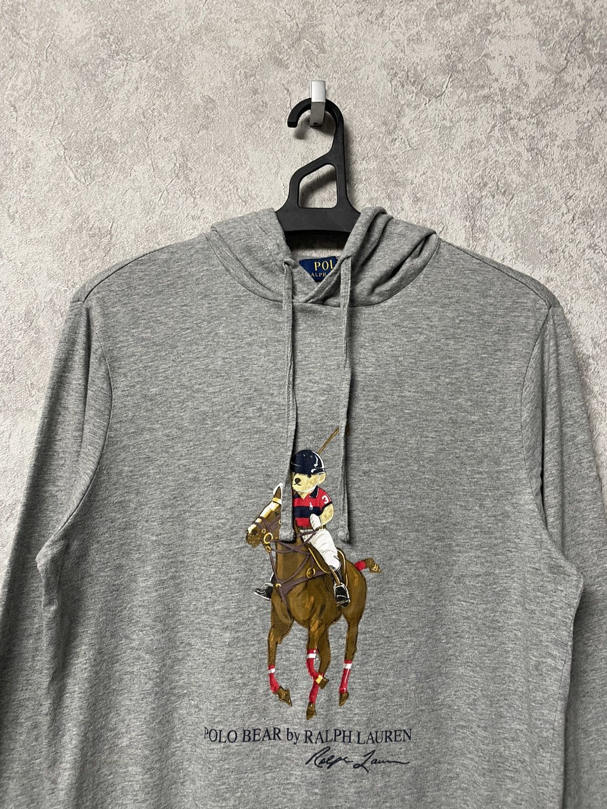 Polo Ralph Lauren Polo Ralph Lauren Polo Bear Logo Hoodie Long Sleeve Tee Grey Size US XS / EU 42 / 0 - 2 Thumbnail