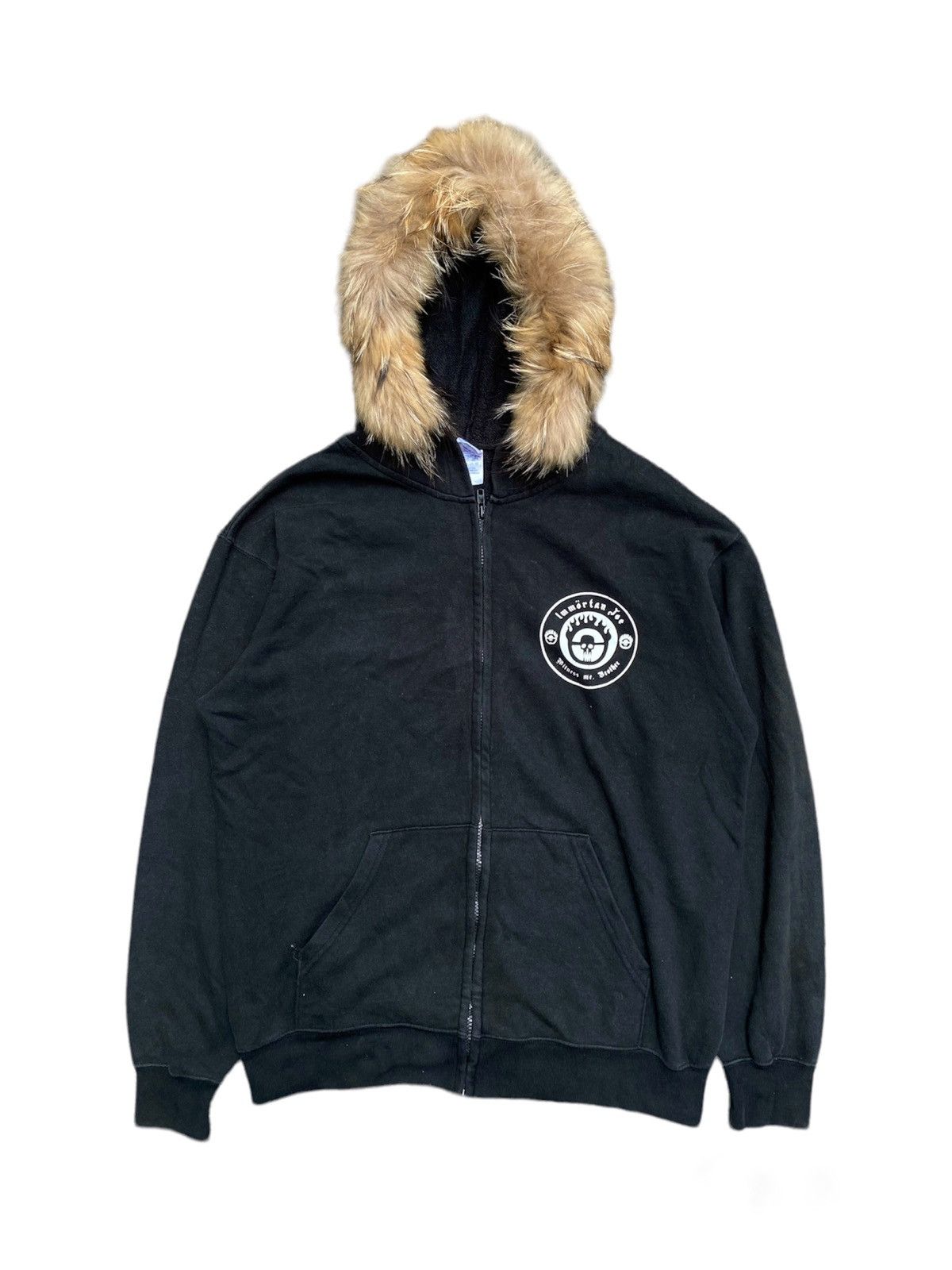 If Six Was Nine × Japanese Brand × Le Grande Bleu (L.G.B.) Immortan Joe - Japanese Fur Hoodie ifsixwasnine lgb style Size US XL / EU 56 / 4 - 2 Thumbnail