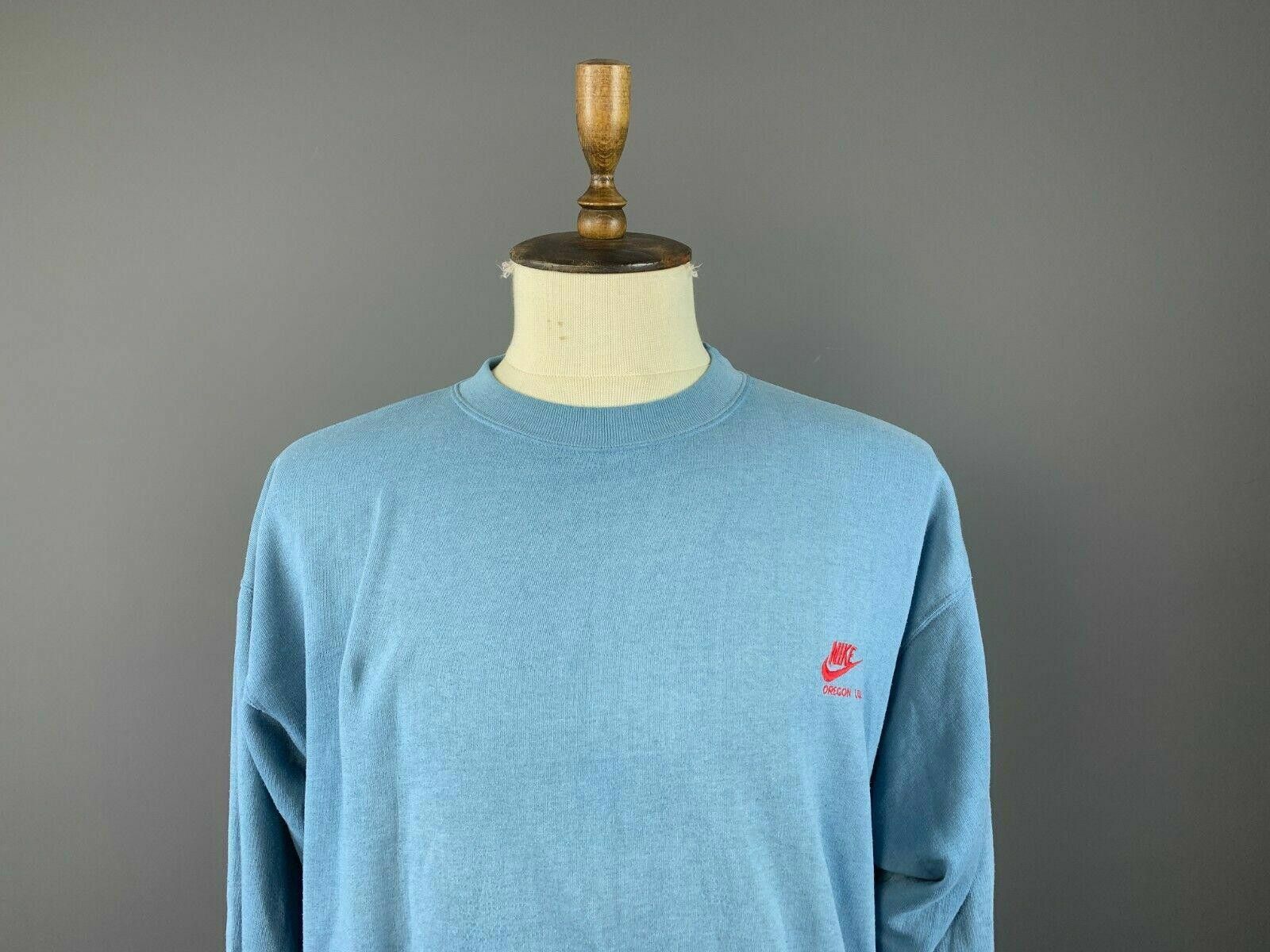 Nike Nike Oregon USA Crew Neck Logo Blue Sweatshirt Size L Size US L / EU 52-54 / 3 - 2 Thumbnail