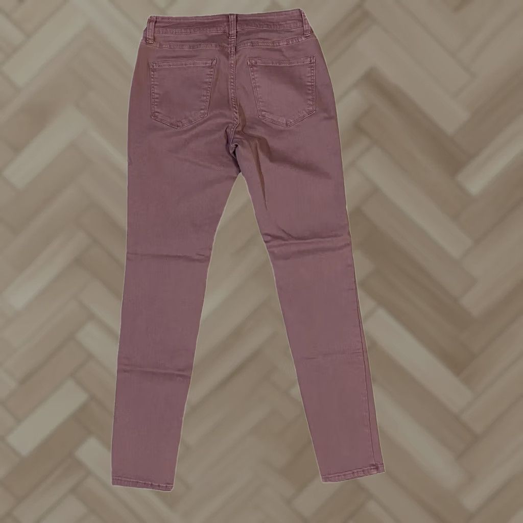 Vintage a.n.a Everyday Jegging Midrise Pink Stretch Denim Soft size 2 Jeans Women's Regular Stretch Pink Jegging 2 Size 42" / US 20 - 1 Thumbnail