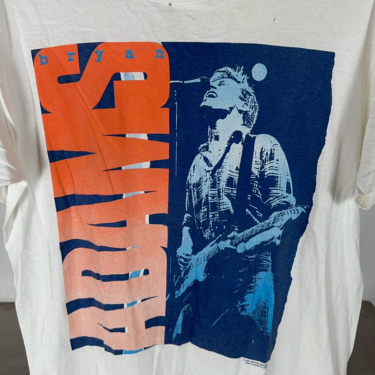 Vintage Vintage 1991 Bryan Adams World Tour Canadian Singer T-Shirt Size US L / EU 52-54 / 3 - 2 Thumbnail