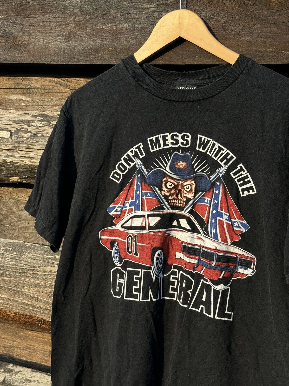 Vintage 90’s Don’t Mess With The General Lee Vintage black tee Dodge Size US L / EU 52-54 / 3 - 4 Thumbnail
