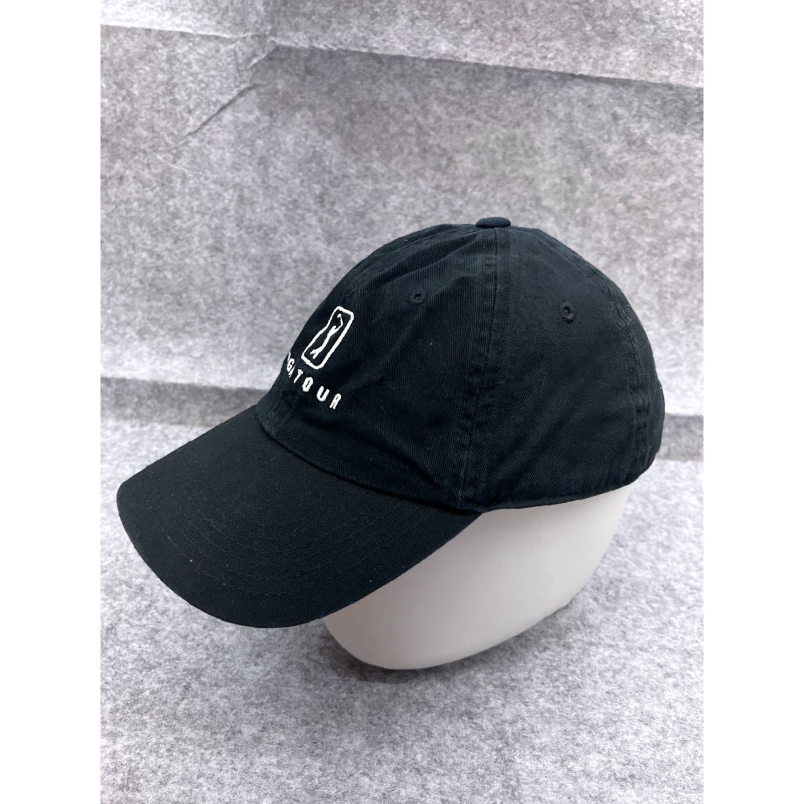 PGA Tour PGA Tour Hat Cap Strap Back Adult One Size Black Cotton Golf Golfer Hat/Cap - PGA - Golf Hat - Adjustable - Men - Black - One Size - Golf Size ONE SIZE - 4 Thumbnail