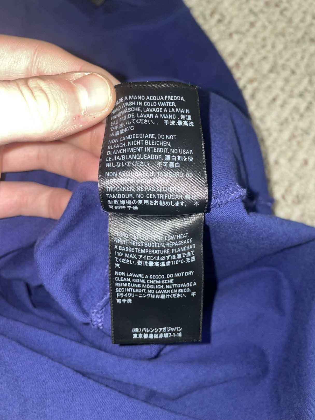 Balenciaga Balenciaga Blue T Shirt Size US XS / EU 42 / 0 - 4 Thumbnail