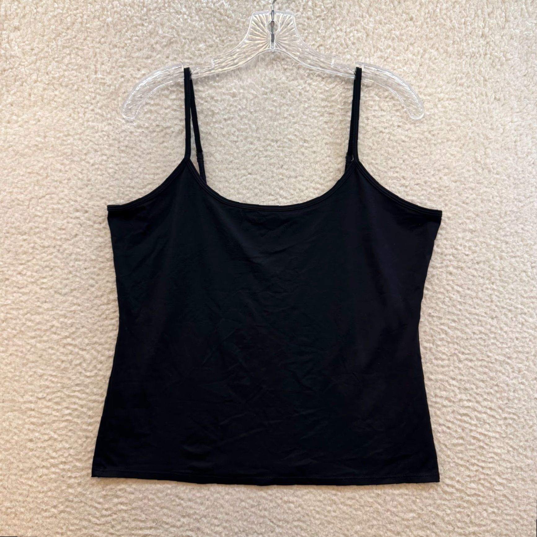 Vintage VINTAGE Y2K Black Camisole Tank Top Shirt XL Size XL / US 12-14 / IT 48-50 - 2 Thumbnail