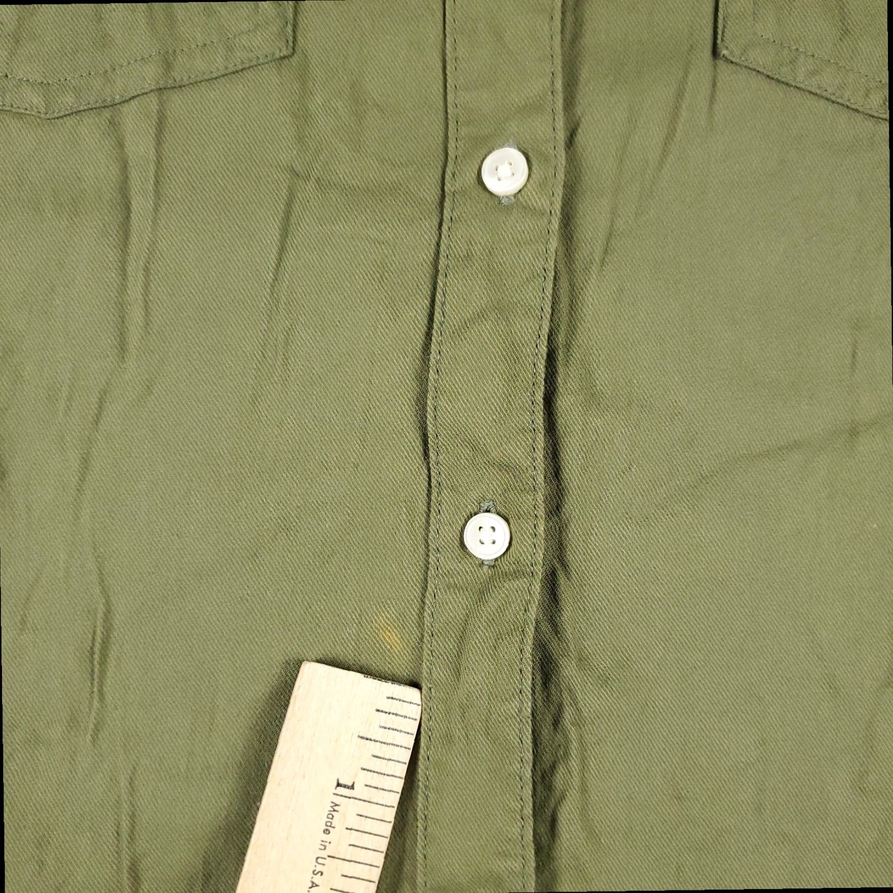 Lucky Brand Lucky Brand Green Long Sleeve Button Up Shirt Womens Medium Size M / US 6-8 / IT 42-44 - 2 Thumbnail