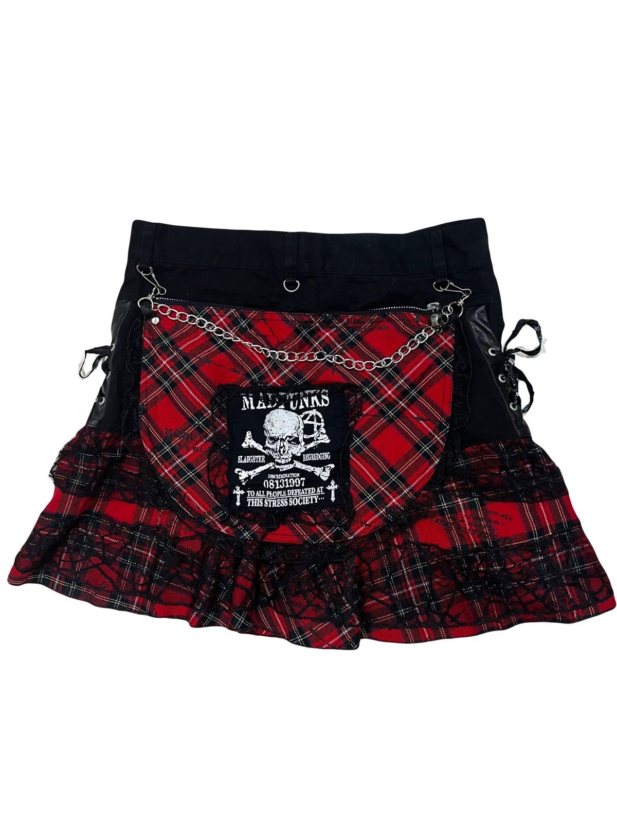 Japanese Brand Madpunks mini skirt 🧛🏻‍♀️🖤 Size 28" / US 6 / IT 42 - 7 Thumbnail