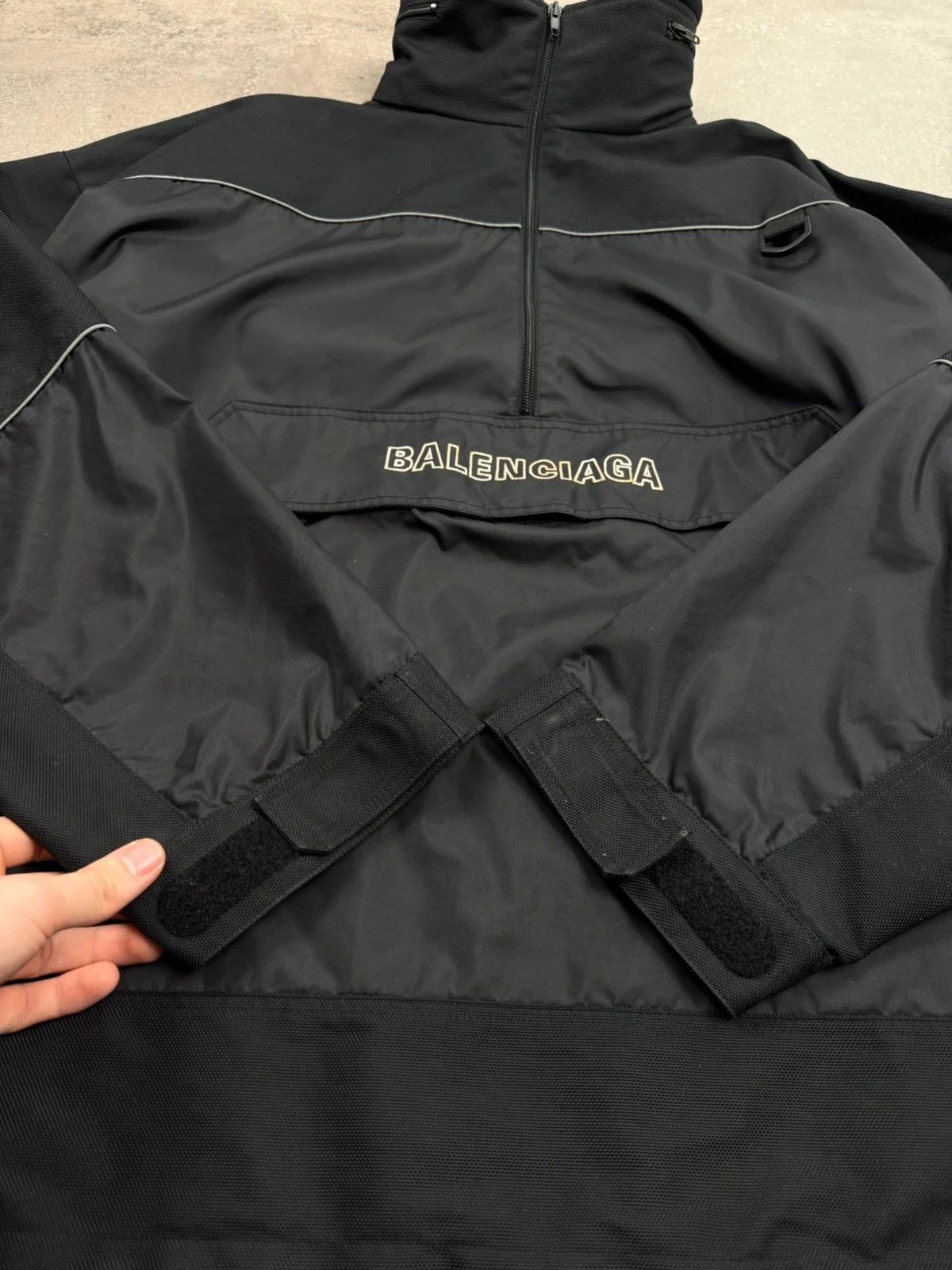 Balenciaga Balenciaga jacket anorak street wear multi zip Size US XL / EU 56 / 4 - 6 Thumbnail