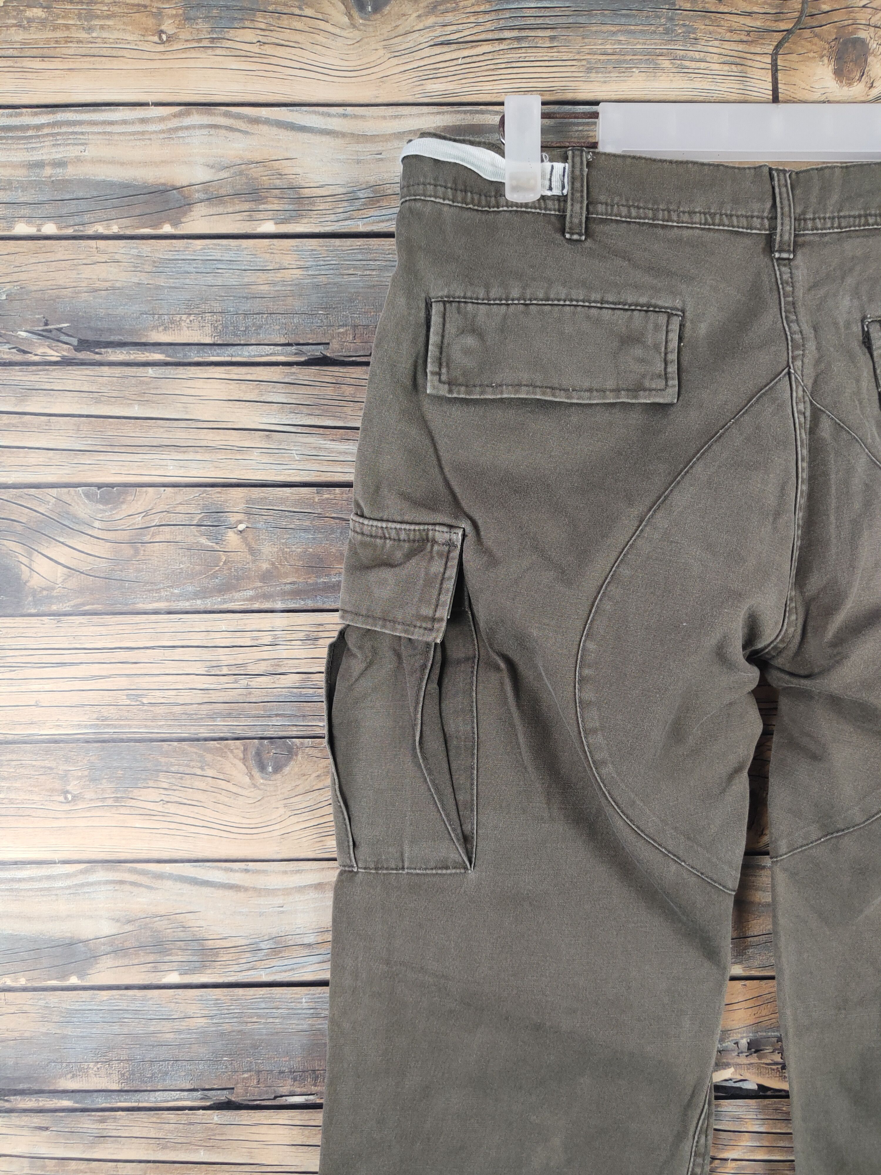 Japanese Brand DLL Close Up Olive Multipocket Tactical Cargo Pants #733 Size US 31 - 8 Thumbnail