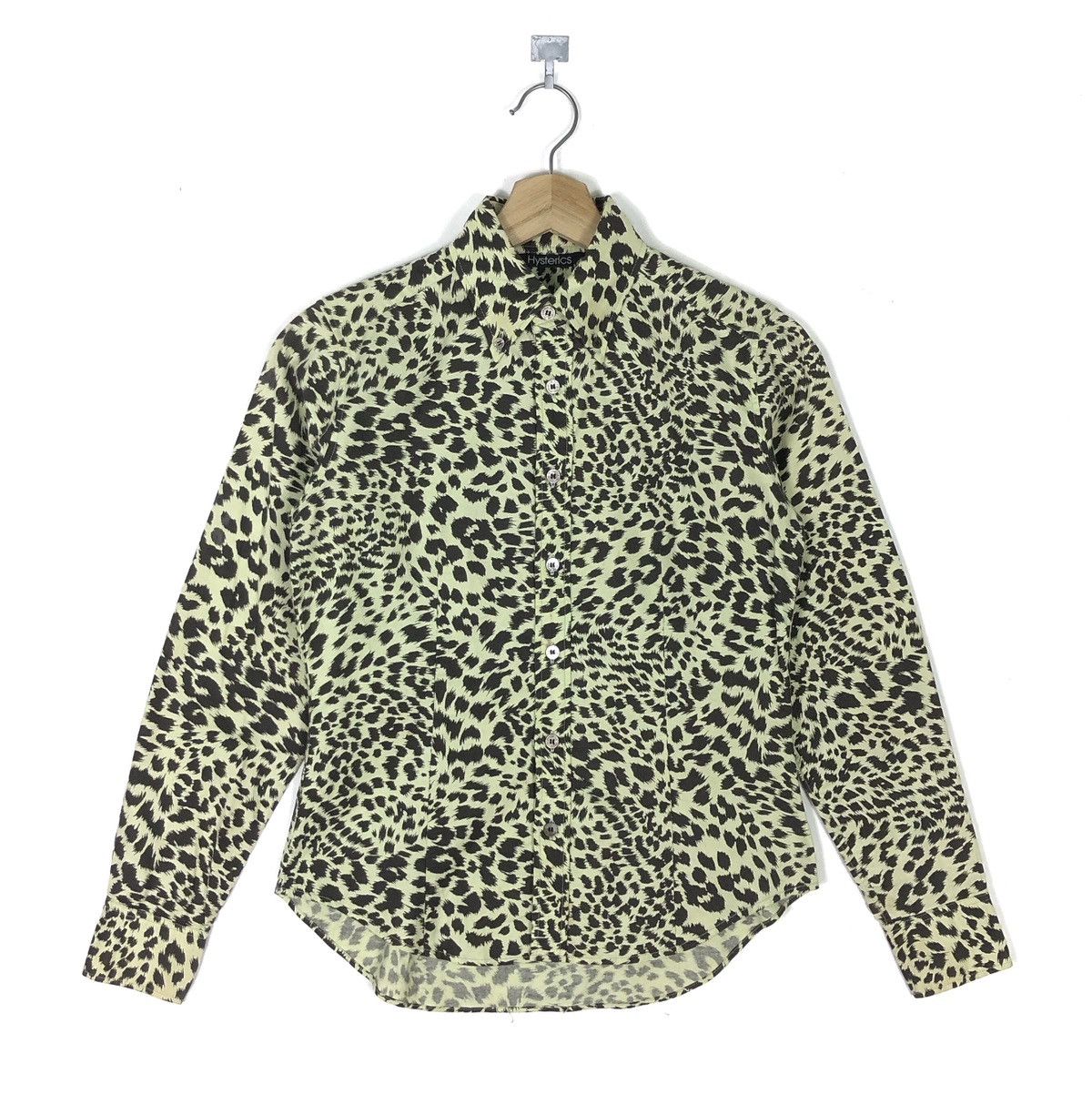 Hysteric Glamour RARE🔥VINTAGE HYSTERIC LEOPARD PRINT BUTTON UPS Size S / US 4 / IT 40 - 1 Thumbnail