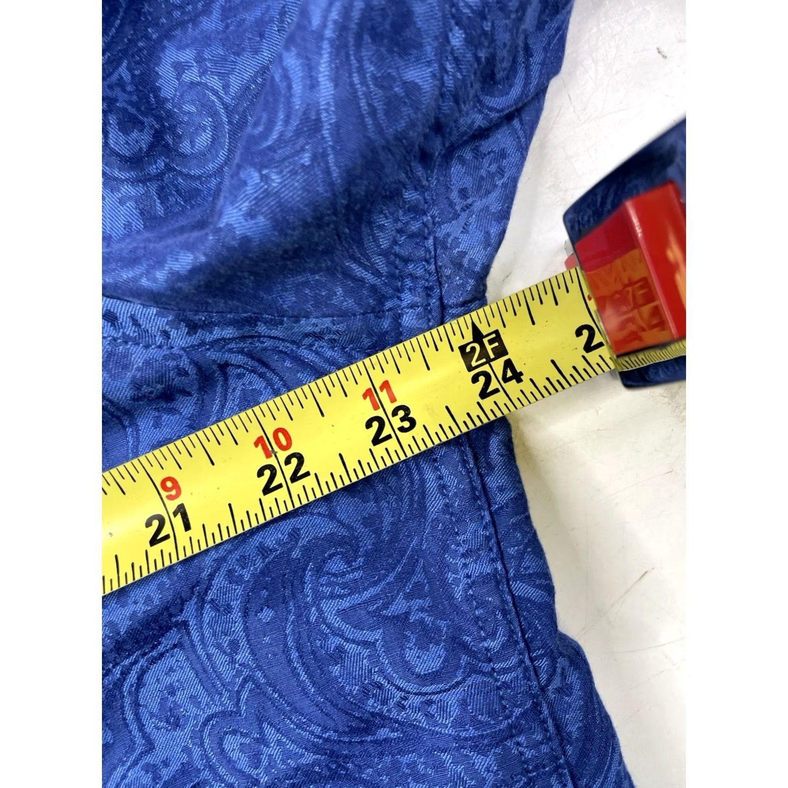 Robert Graham Robert Graham Blue Paisley Button-Up Shirt Mens Large Long Sleeve Size US L / EU 52-54 / 3 - 8 Thumbnail