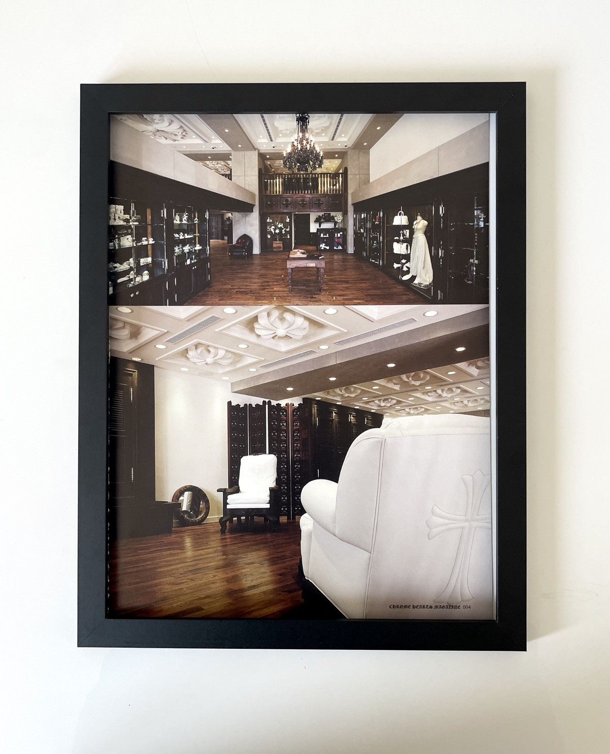 Chrome Hearts × Vintage Chrome Hearts furnished store Framed poster 9x11 Size ONE SIZE - 1 Thumbnail