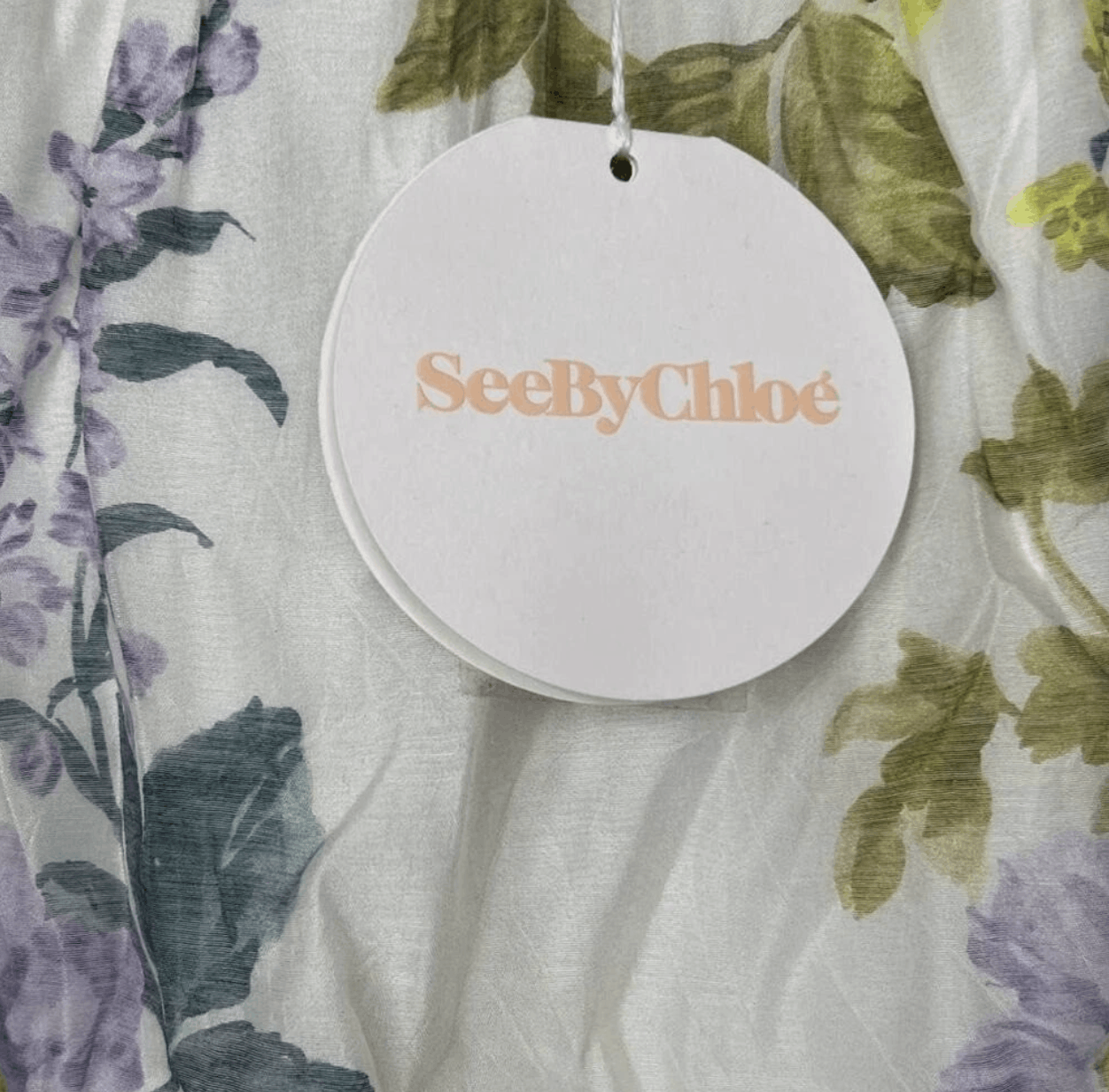 See by Chloe SEE BY CHLOÉ Lace Trimmed Flora Voile Midi Skirt NWT Size 26" / US 2 / IT 38 - 7 Thumbnail