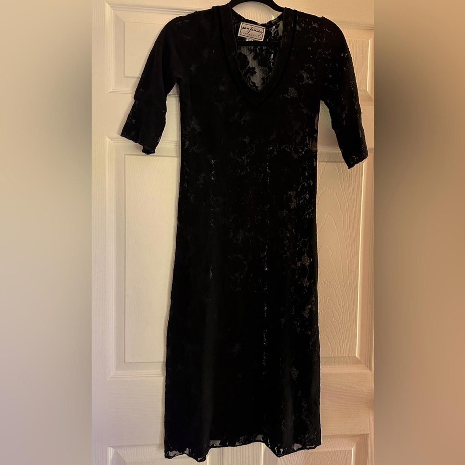 Other Y2K 90’s Ann Farriday One Size Dress Stretch Lace 3/4 EUC Size ONE SIZE - 3 Thumbnail