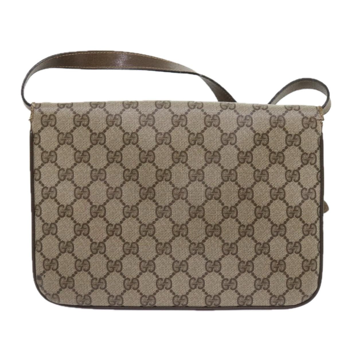 Gucci GUCCI GG Supreme Shoulder Bag Pvc Leather Beige Size ONE SIZE - 3 Thumbnail