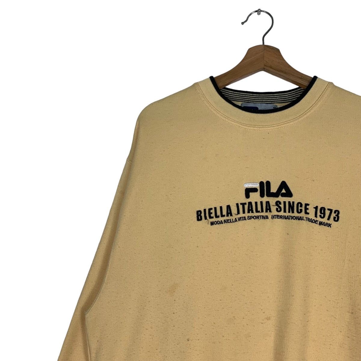 Fila FILA Big Logo Crewneck Sweatshirts #0813-C37 Size US L / EU 52-54 / 3 - 6 Thumbnail