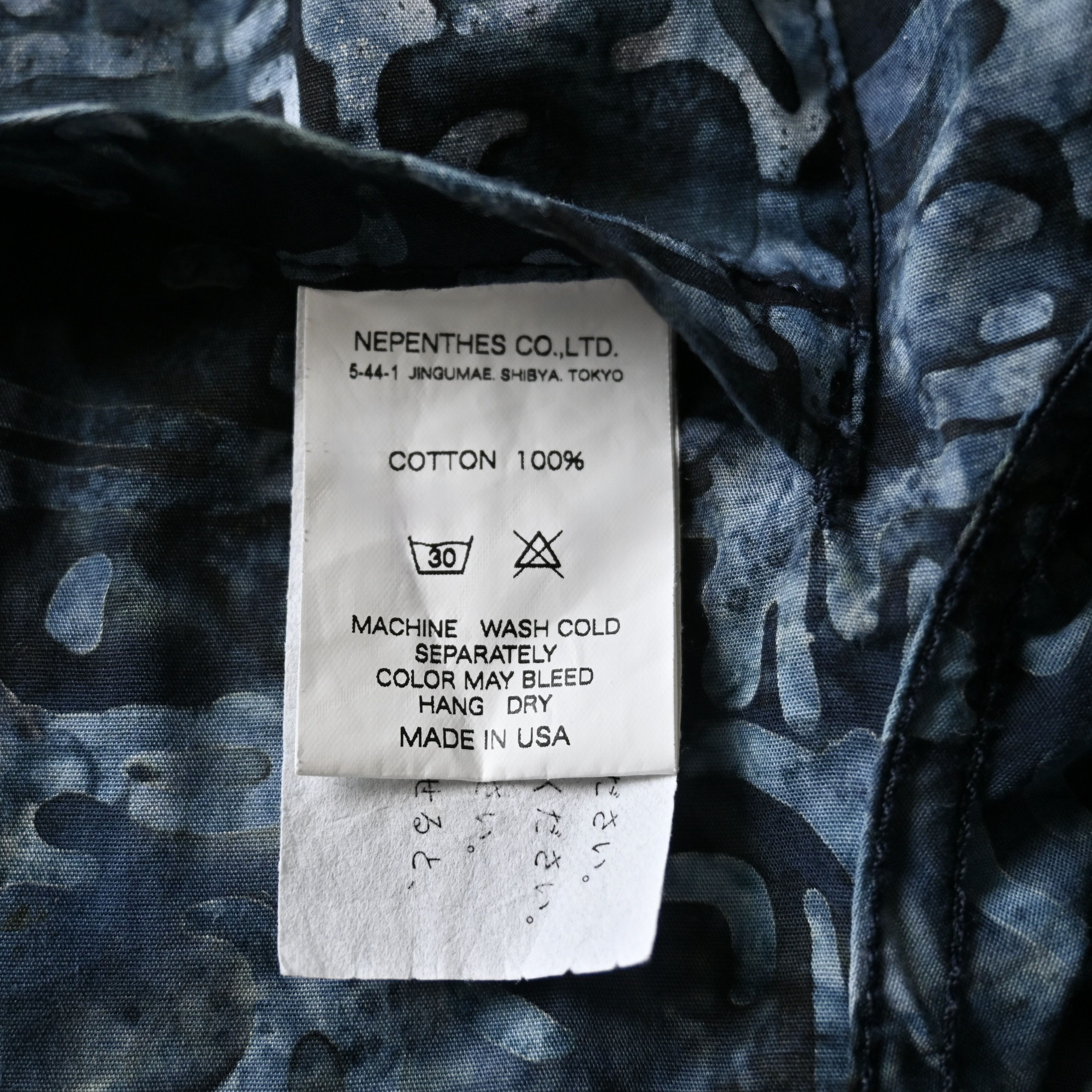 Rough & Tumble Rough & Tumble for Nepenthes batik tailored shirt jacket Size US S / EU 44-46 / 1 - 20 Thumbnail